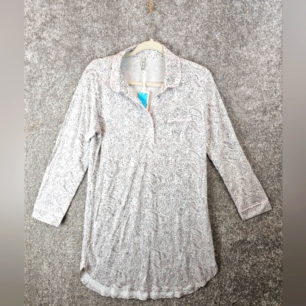 Paisley Print Women's Pajama Top